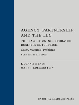 cover image of Agency, Partnership and the LLC